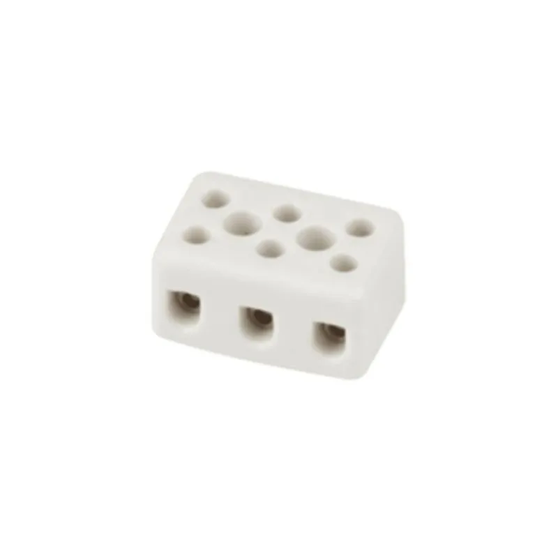 Dado De Porcelana 03 Bornes 6Mm2 3103 Sindal