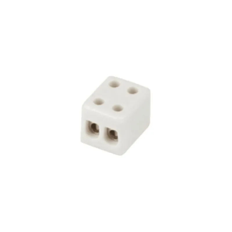 Dado De Porcelana 02 Bornes 10Mm2 3602 Sindal