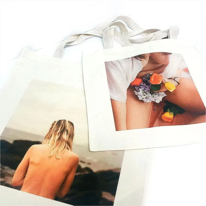 Ecobag Foto / Escritas - Kit 2 Peças Personalizadas