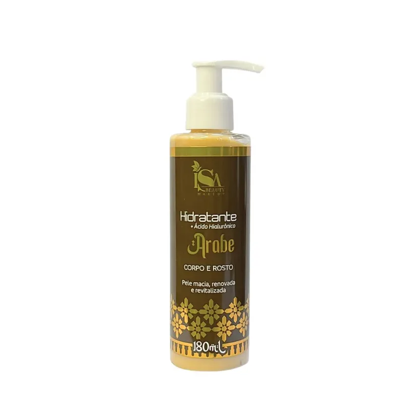 Hidratante Árabe Corpo e Rosto 180ml - Isa Beauty