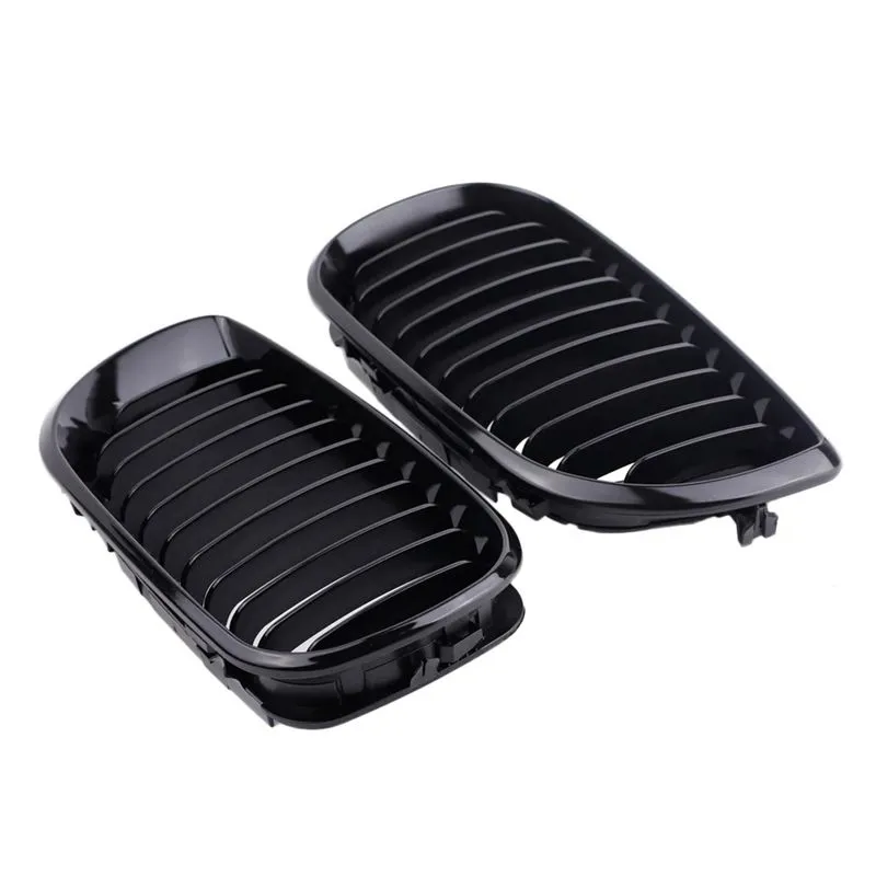 Para Bmw 3 Series E46 4 Door Car Front Bumper Grilles Racing