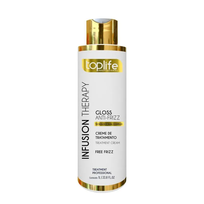 Escova Progressiva Gloss Anti-frizz Infusion Therapy 1 Litro