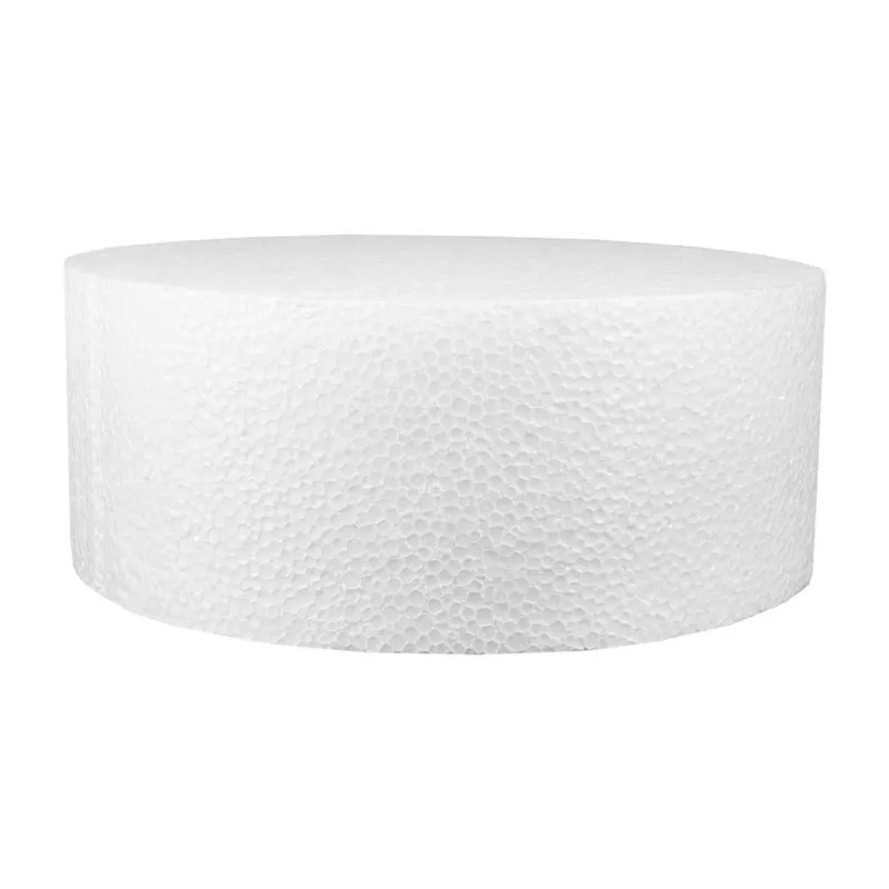 Base De Isopor Para Bolo Fake 15Cm, Altura 10Cm (1 Andar)
