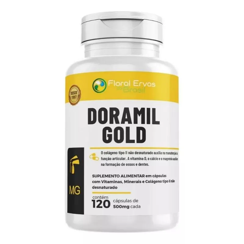Doramil Gold 500mg 120 Cápsulas - Floral Ervas