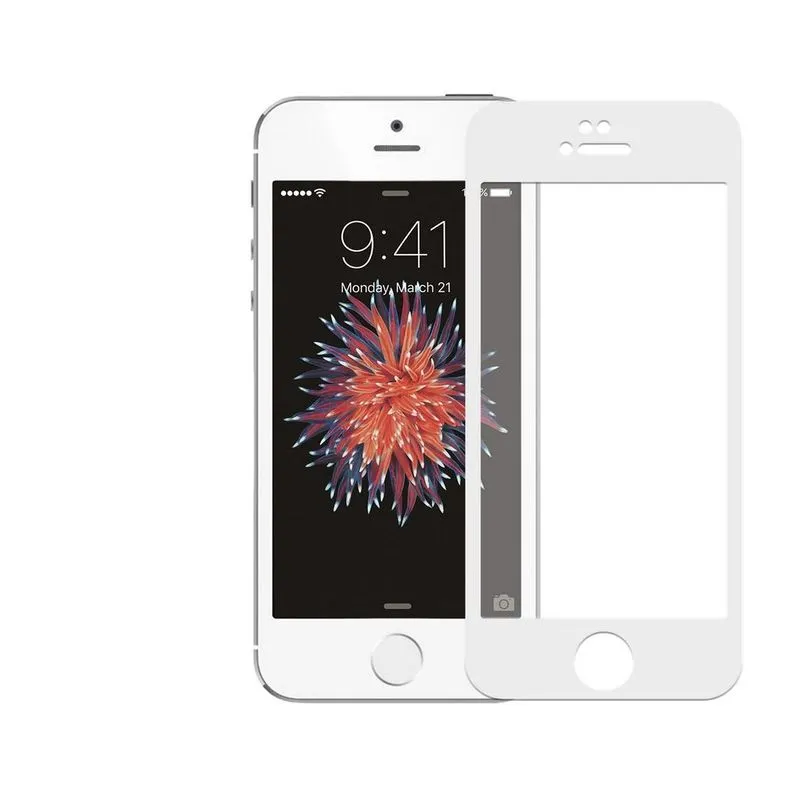 Película Coverage Color para Iphone 5, 5s e SE - BRANCA - Gorila Shield