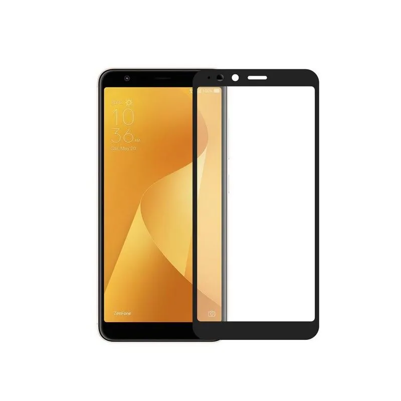 Película Coverage Color para Zenfone Max Plus - Preta - Gorila Shield