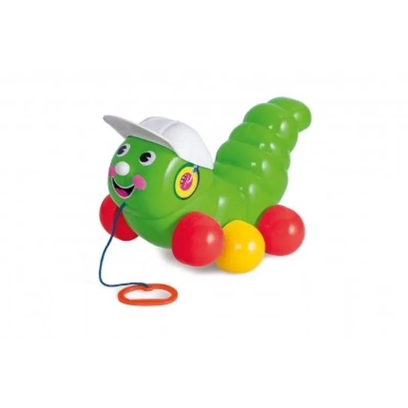 Brinquedo Didático Infantil Lesma P/ Puxar - Calesita