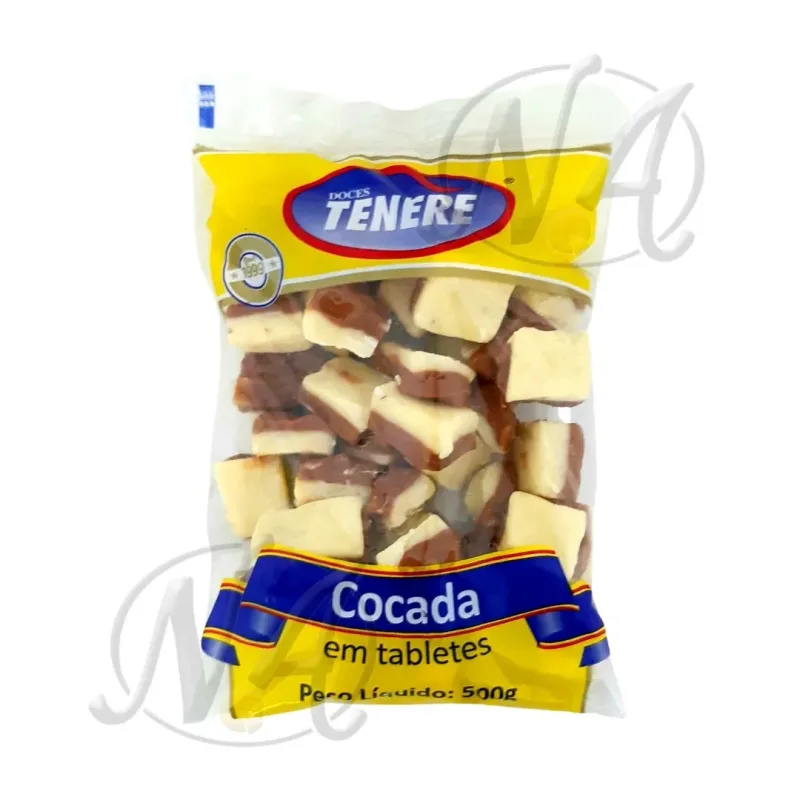 DOCE EM CUBOS COCADA MISTA TENERE 400G