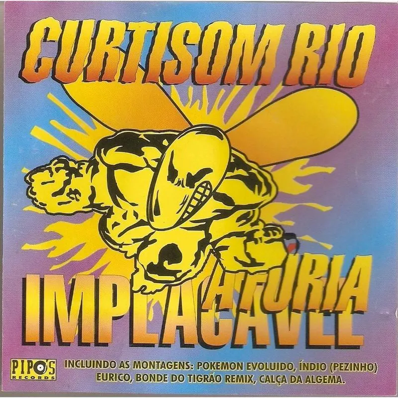 Cd Curtisom Rio - A Fúria Implacável - Raro