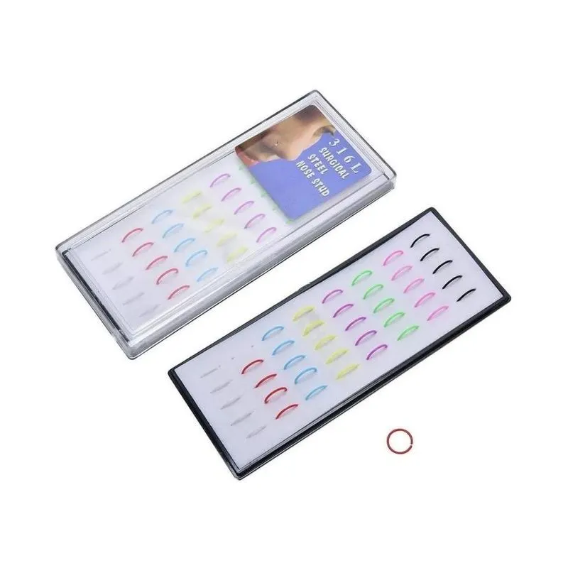 Kit Feminino Piercing Nariz Argola Kit 40 Casual G9