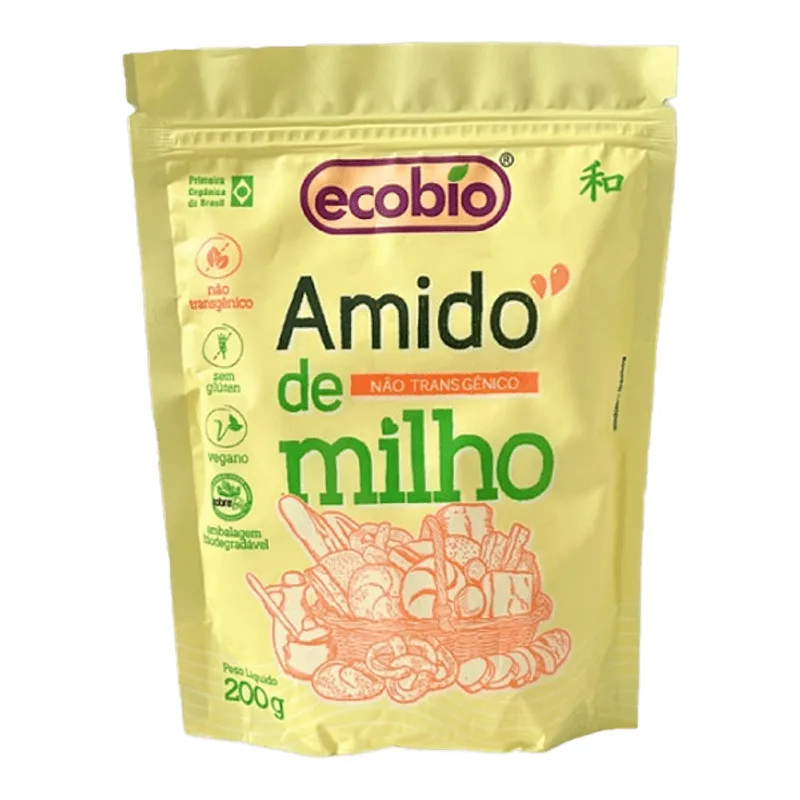Amido De Milho Não Transgênico Ecobio 200g