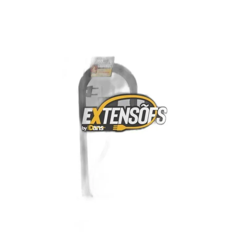 Extensão 3 Tomadas 2P 10A Preto 5 Metros Bivolt - Enerbras