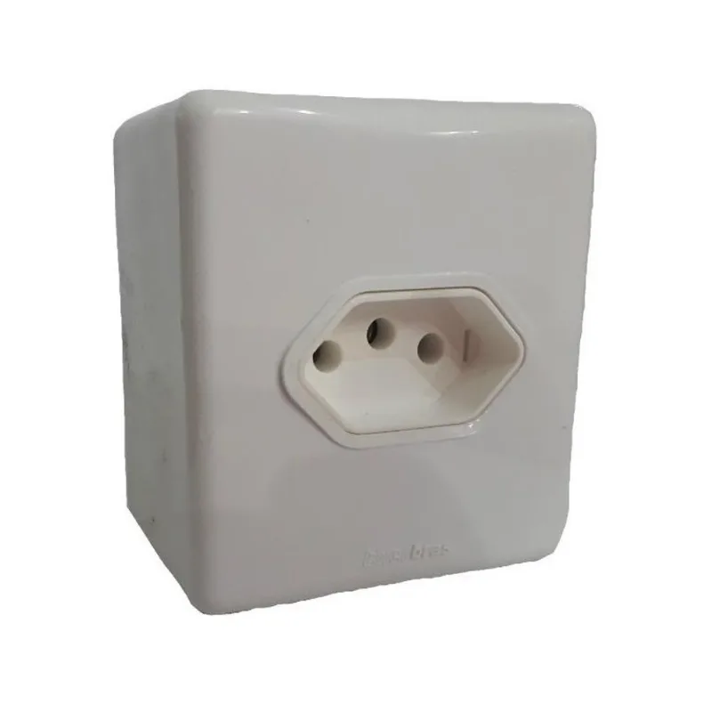 Tomada sistema X conjunto 1TOM 20A br beleze fácil instalação