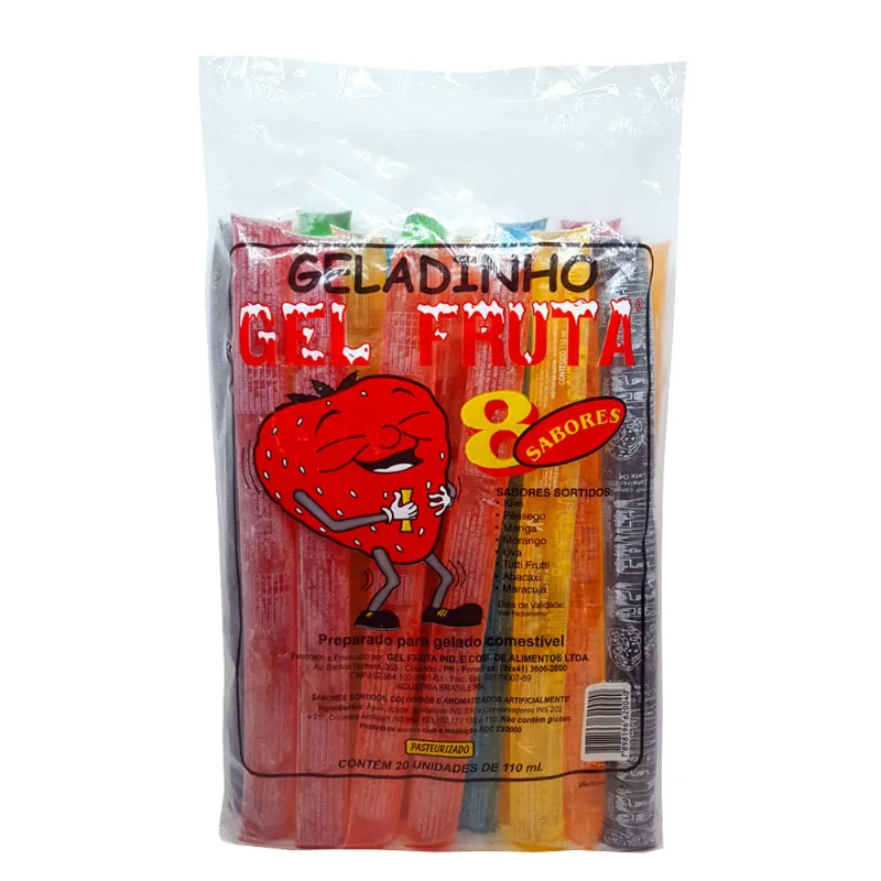 Geladão Sortido 110ml c/20 - Gelfruta