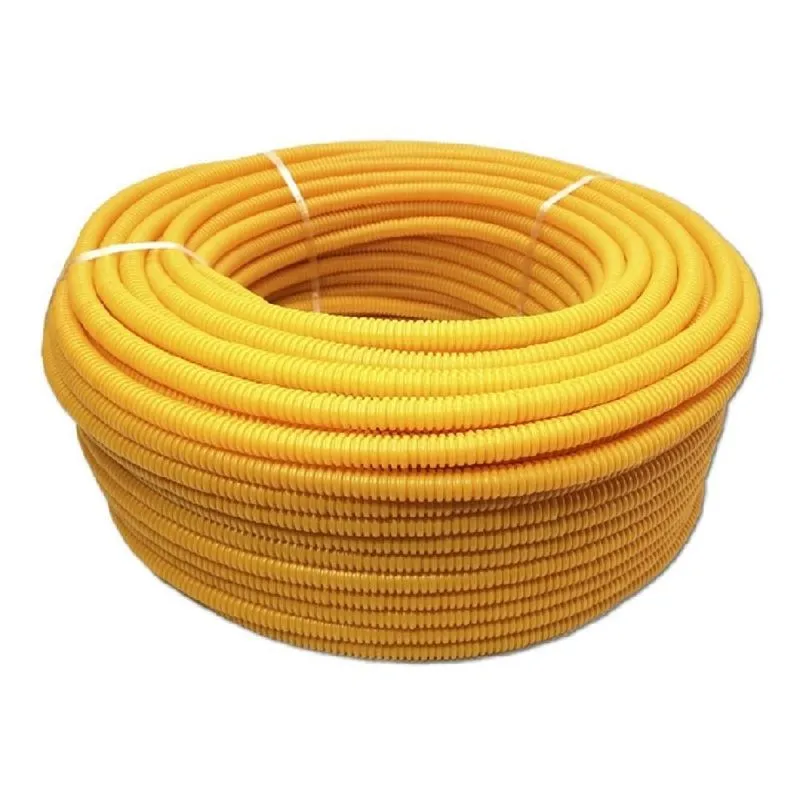 Conduíte Corrugado Amarelo Dinoplast 1/2 Polegada 100m