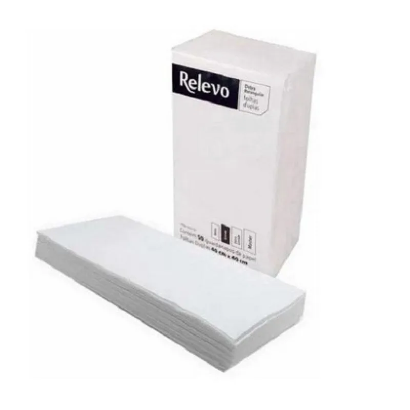 Kit 300 Guardanapos Folha Dupla Papel 40X40Cm Relevo
