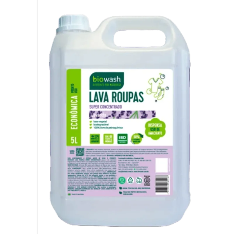 Lava Roupas Lavanda Biodegradável Biowash 5l