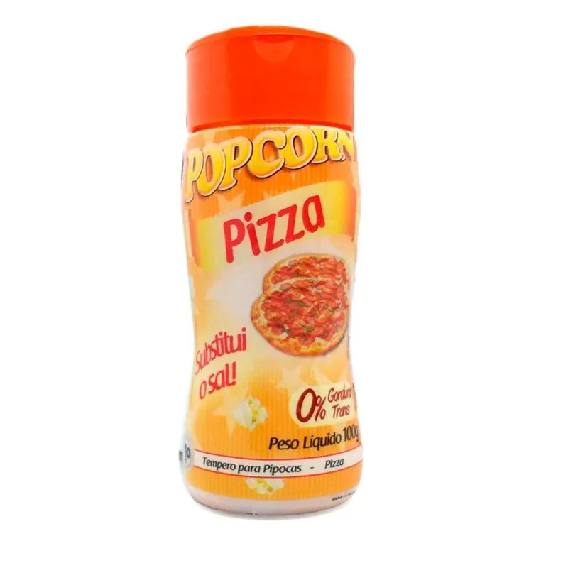 Temperos Para Pipoca 12 Frascos 6 Pizza 6 Queijo Nacho