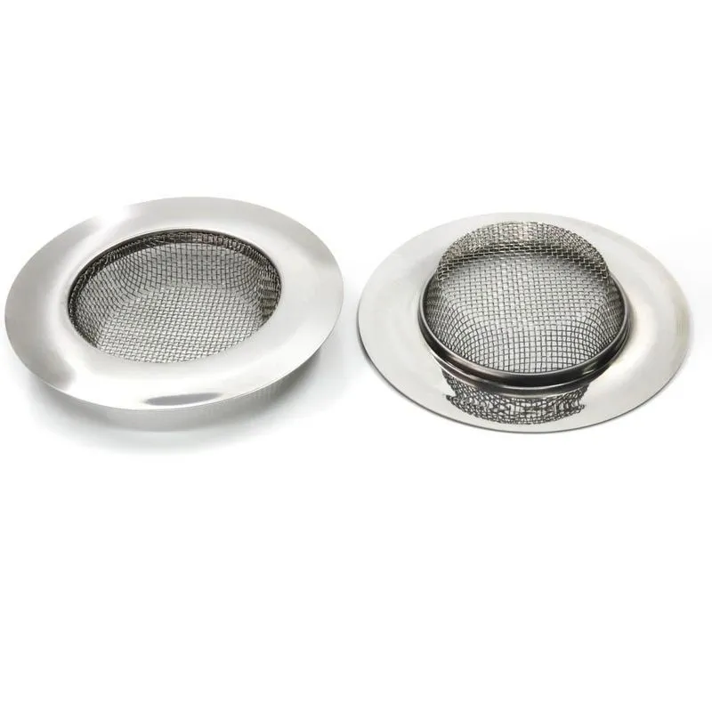 02 Ralo Inox Borda Grande 11,5 Cm - (pacote Com 02)
