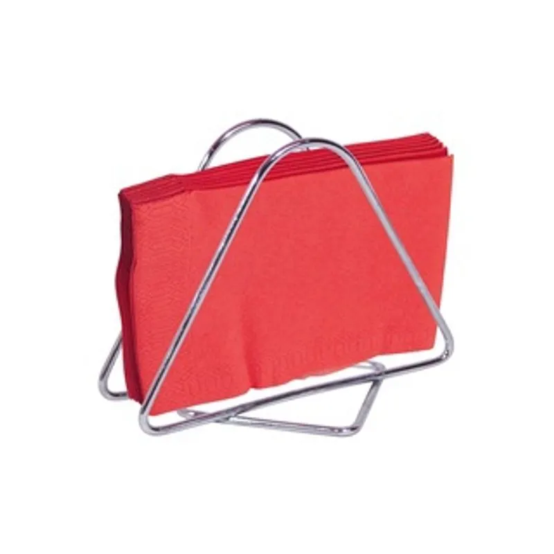 Porta Guardanapos Feito Em Aco Cromado Para Mesas