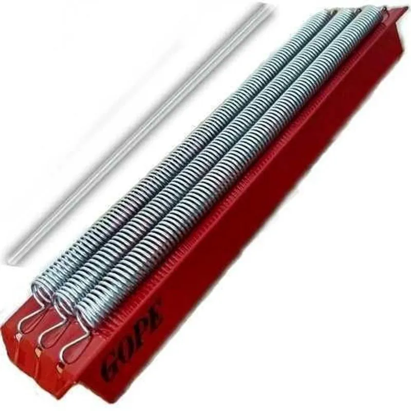 Reco Reco 3 Molas Gope Em Aluminío Profissional Vermelho
