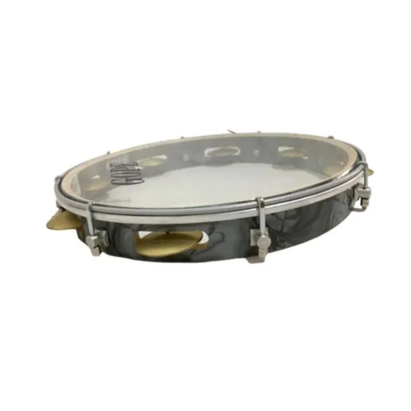 Pandeiro gope 12 647CC linha leve sl 8 afin pele cristal cinza fer. prata