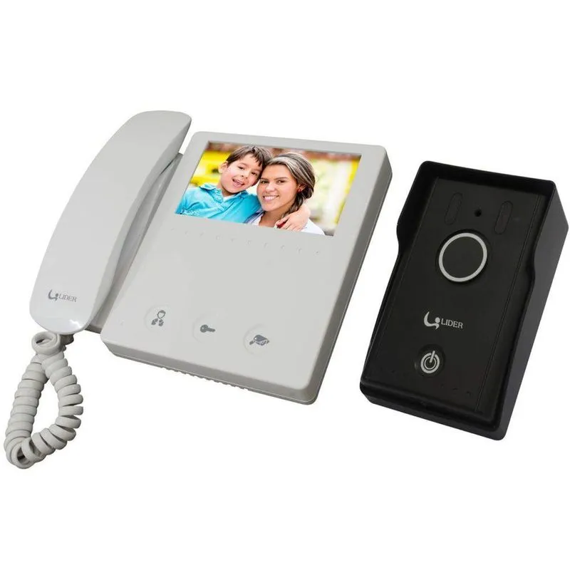 Vídeo Porteiro Lr4500 Smart Colorido 4.3" Polegadas Líder