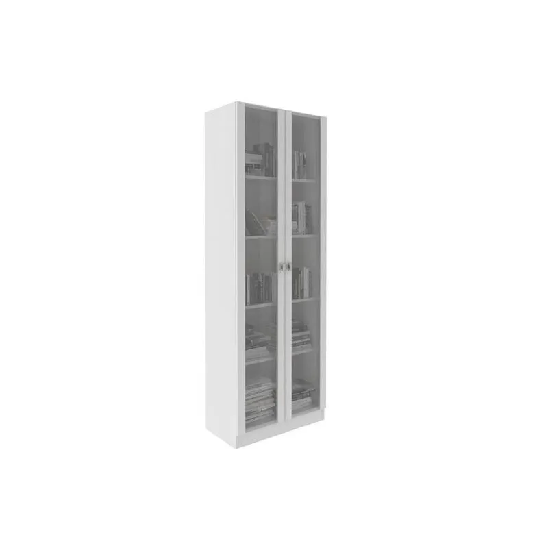 Armário Multiuso Lavanderia AM-3112 2 Portas 4 Prateleiras MDP 60cm Branco