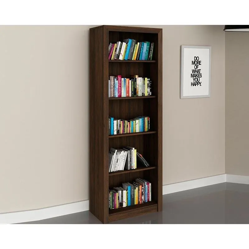 Estante Livreiro Solteiro ME4104 c/ 4 Prateleiras Rústico - Tecno Mobili