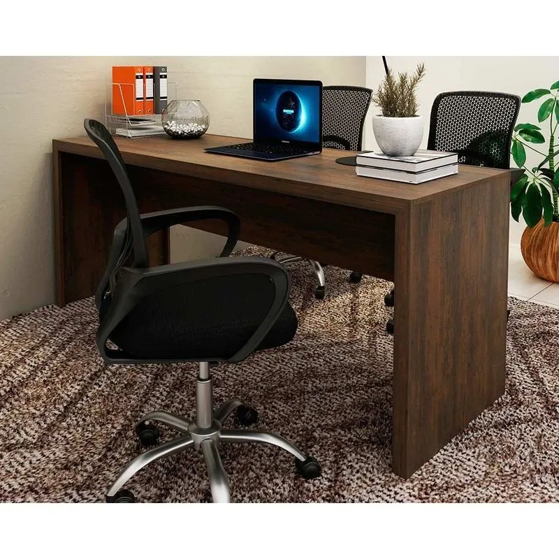 Mesa Computador ME4185 180cm Rústico - Tecno Mobili