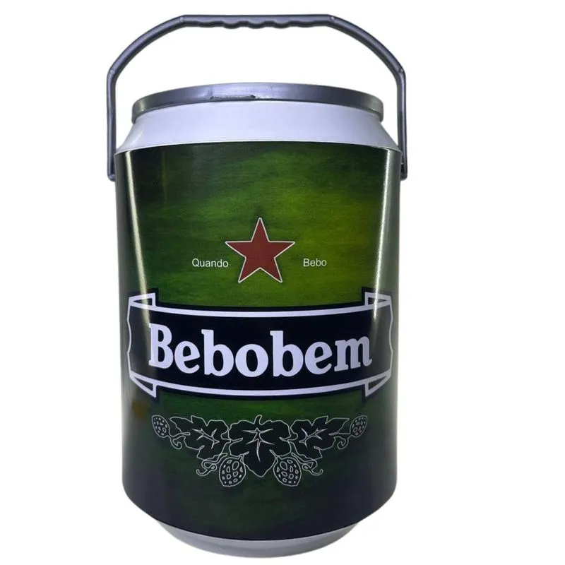 Cooler Térmico 12 Latas Bebidas 8 Litros Cor:verde