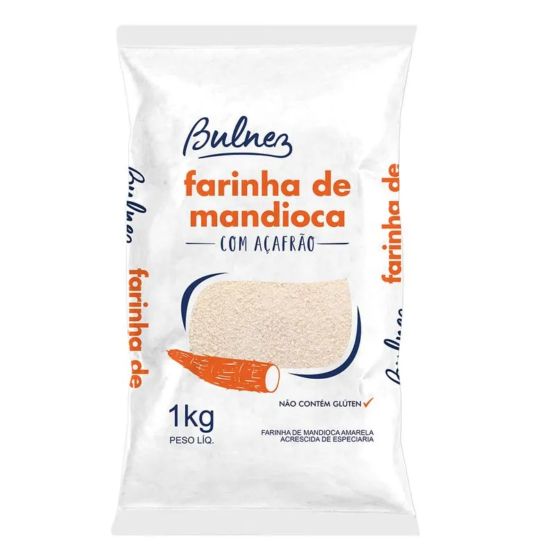 Farinha de Mandioca Amarela Bulnez 1kg