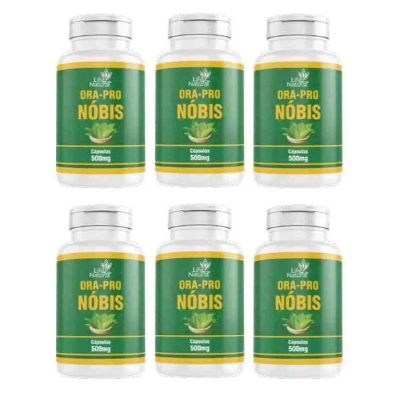 Kit 6 Ora Pro Nobis - Life Natural - 60 cápsulas