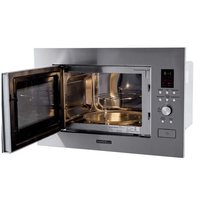 Micro-ondas De Embutir Nardelli N230 Inox 23 Litros 127v