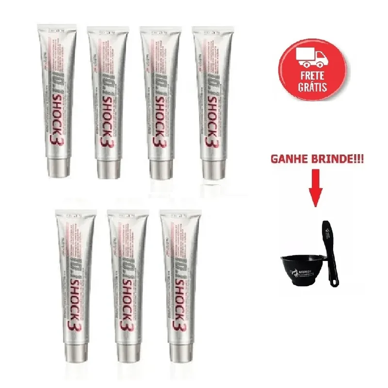 Kit C/ 7 Complexos Finalizadores Nutrahair Shock3 10 Em 1