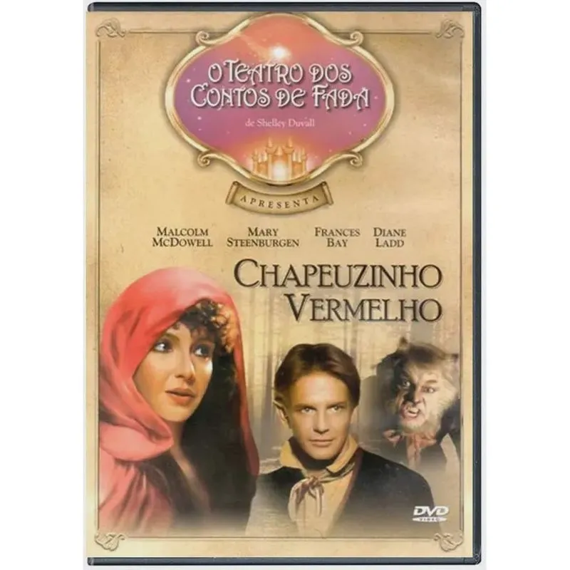 Teatro dos contos de fada chapeuzinho vermelho dvd original lacrado