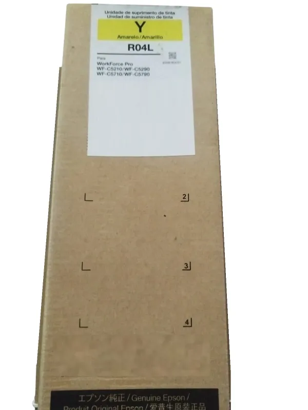 Bolsa Tinta Wf-c5790 Wf-c5290 R04L Amarelo C13t94142a 38ml