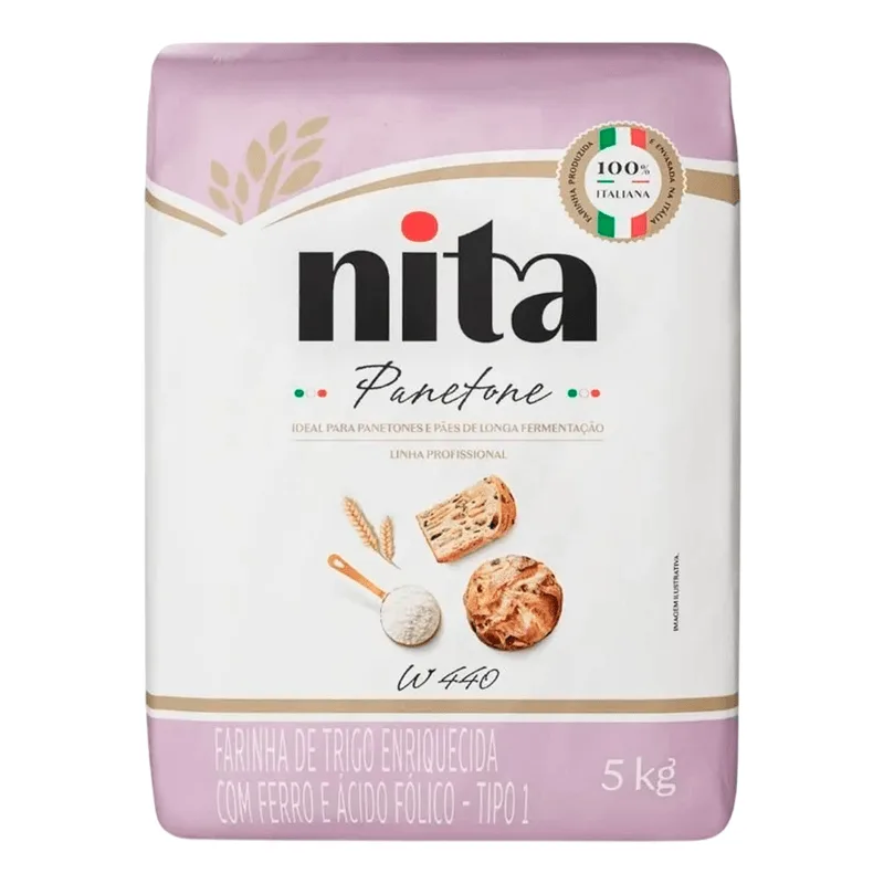 Farinha de Trigo para Panetone 5kg NITA FARINHA DE TRIGO PANETONE 5KG NITA
