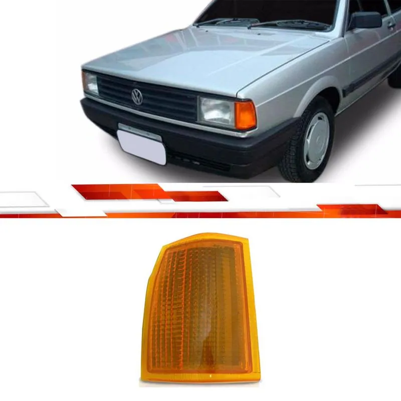 87048 LANTERNA DIANTEIRA GOL PARATI SAVEIRO VOYAGE 1987 ATÉ 1990 LD AMARELO MODELO ARTEB Fornec
