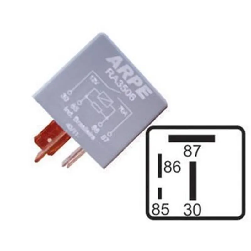 RA3506 RELÉ AUXILIAR BOMBA DE COMBUSTÍVEL (CIRCUITO ELETRÔNICO) 12V 40A SANTANA QUANTUM APÓS 91 GOL