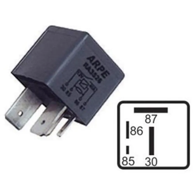 RA3526 RELÉ AUXILIAR BOMBA DE COMBUSTÍVEL SISTEMA DE INJEÇÃO (CIRCUITO ELETRÔNICO) 12V 40A AUDI APÓS