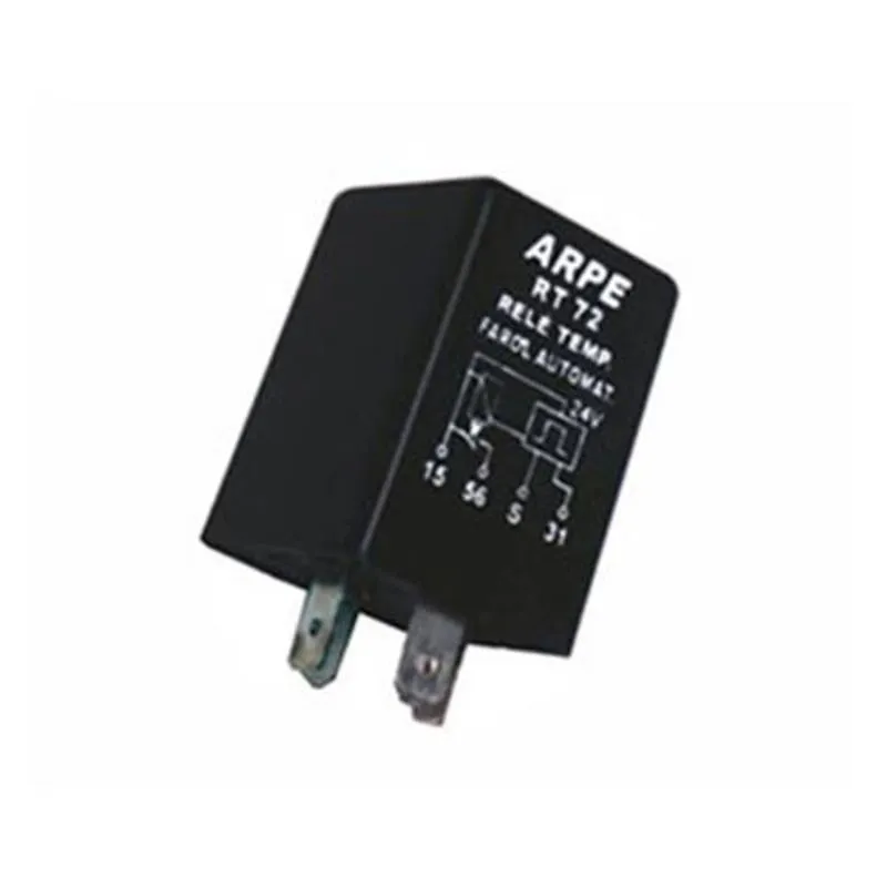 RT72 RELÉ LIGA OS FARÓIS AUTOMATICAMENTE 10 SEGUNDOS APÓS FUNCIONAMENTO DO MOTOR 24V 4 TERMINAIS MER