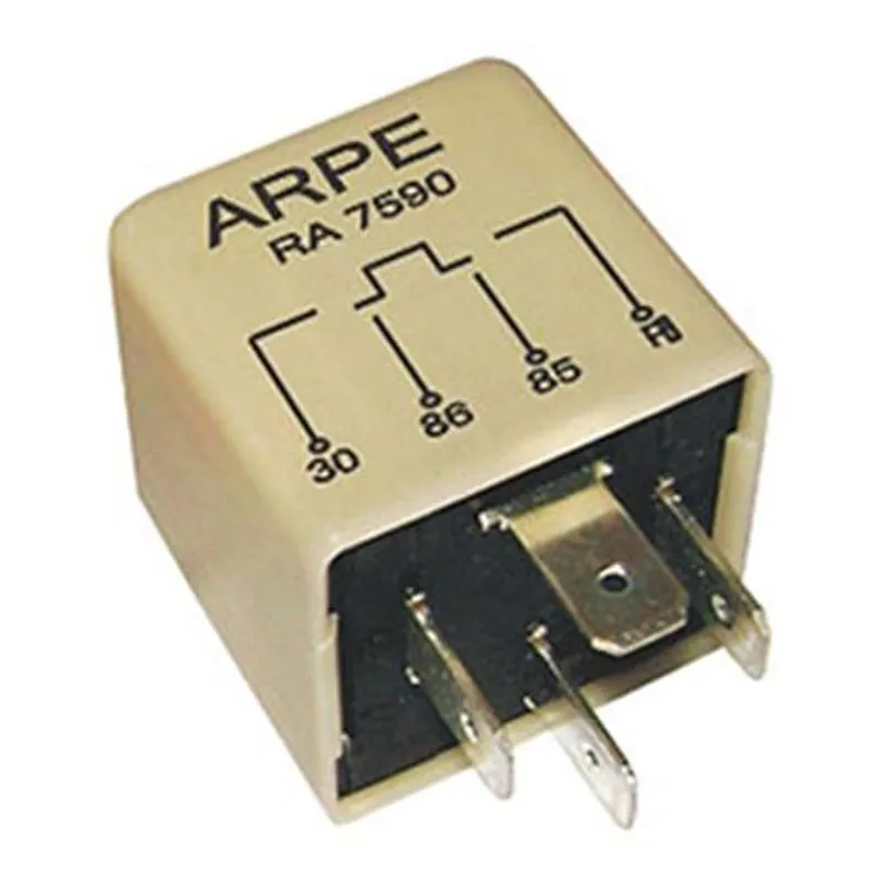 Ra7590 Relé 12V 40A Comando Do Ar Condicionado Palio Siena Strada Cor Bege Fornec: Arpe Qtd P/ Em