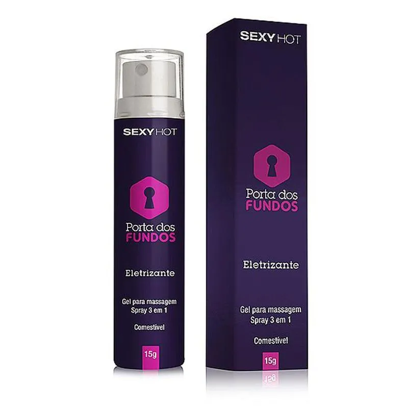 Porta dos Fundos Eletrizante Comestível 15ml Sexy Hot - Miess