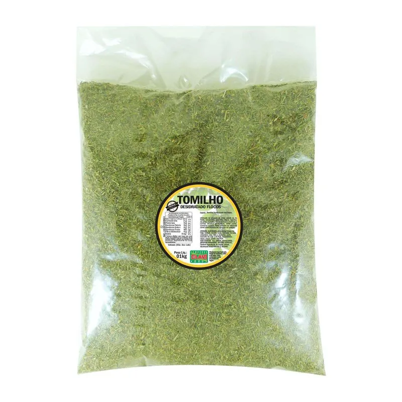 Tomilho Desidratado Flocos Sc 01kg