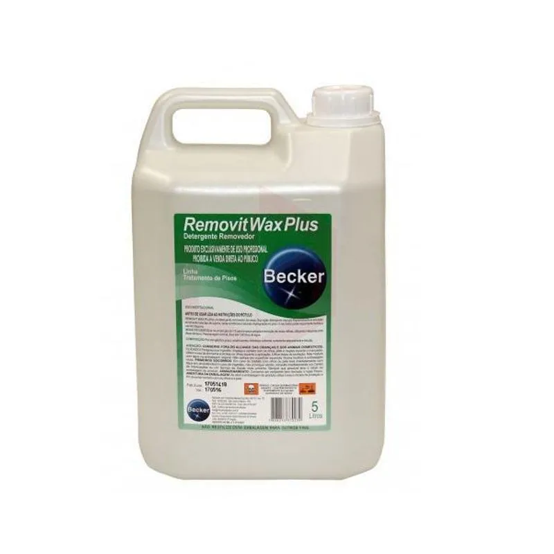 Removedor De Cera Removit Wax Plus Inodoro - Becker 5 Litros