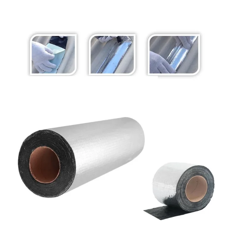Manta Asfáltica Auto Adesiva Aluminizada 45Cm X 10M