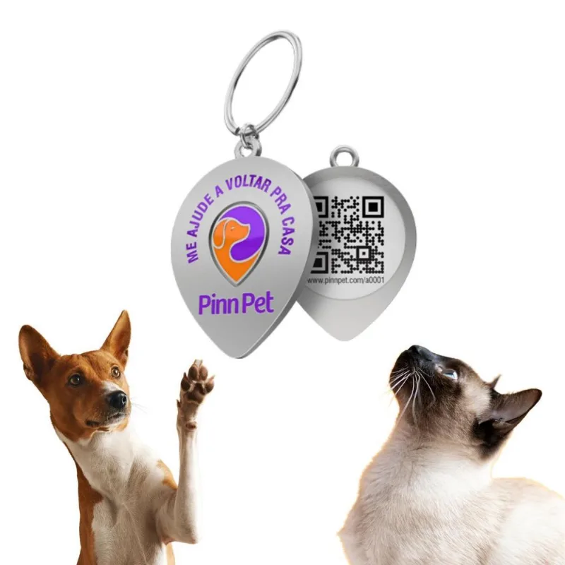 Kit 2 Localizador Pingente Pinn Inteligente Cachorro Pet