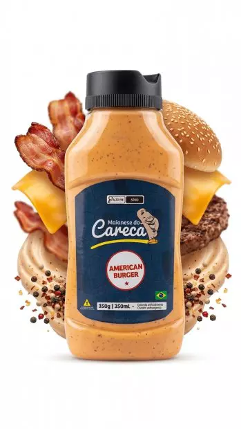O CARECA MAIONESE AMERICAN BURGER 350ML