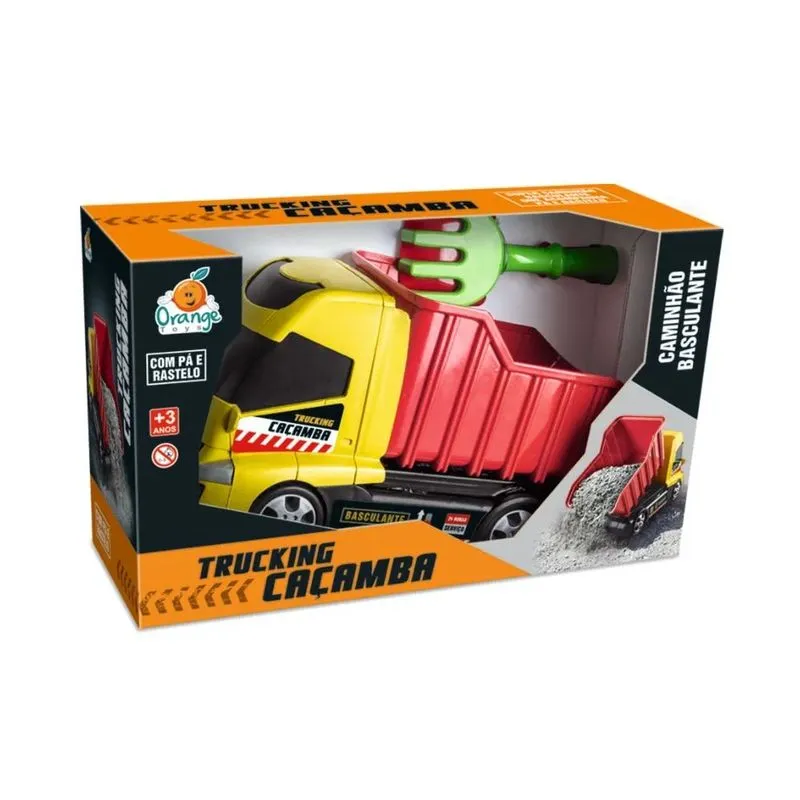 Caminhão de Brinquedo Orange Toys Trucking Caçamba